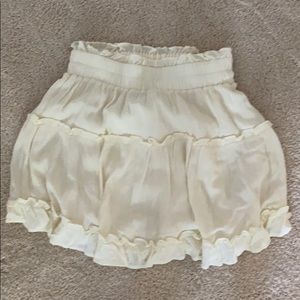 lulus white skirt
